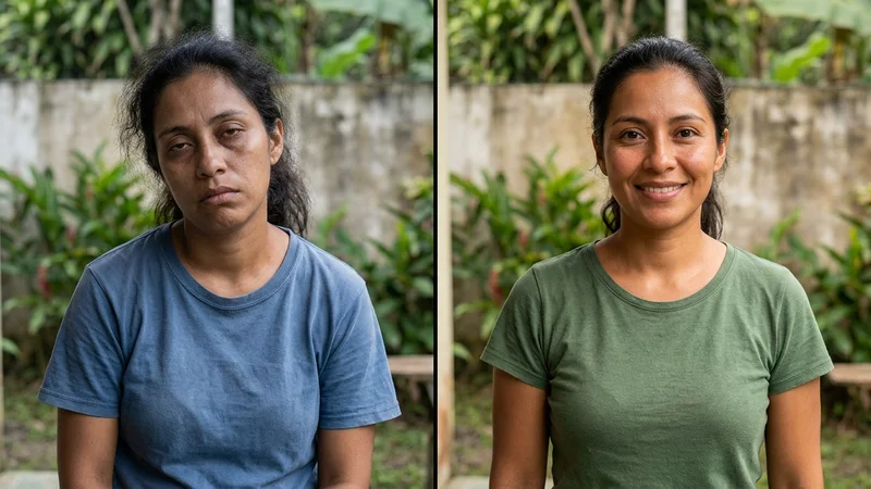 Antes y después