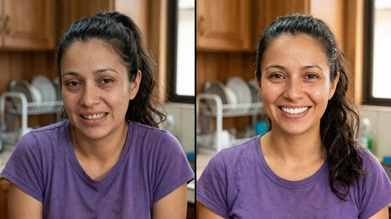 Antes y después