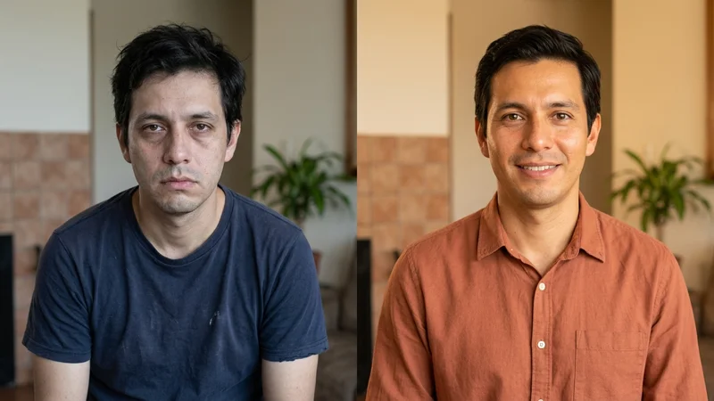 Antes y después